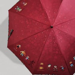 paraguas personalizado para profesores con dibujo