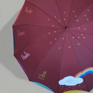 paraguas personalizado pintado a mano