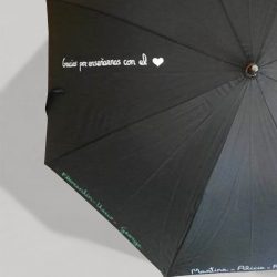 paraguas personalizado para profesores