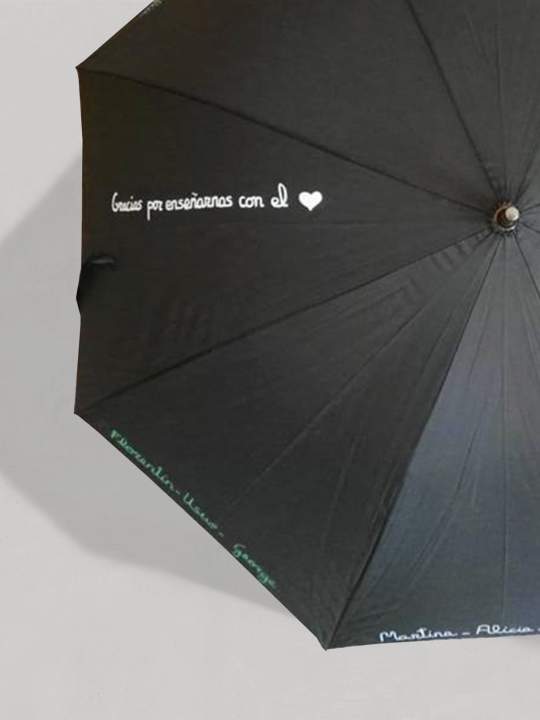 paraguas personalizado para profesores